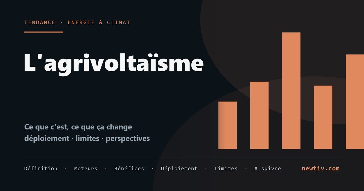 L'agrivoltaïsme