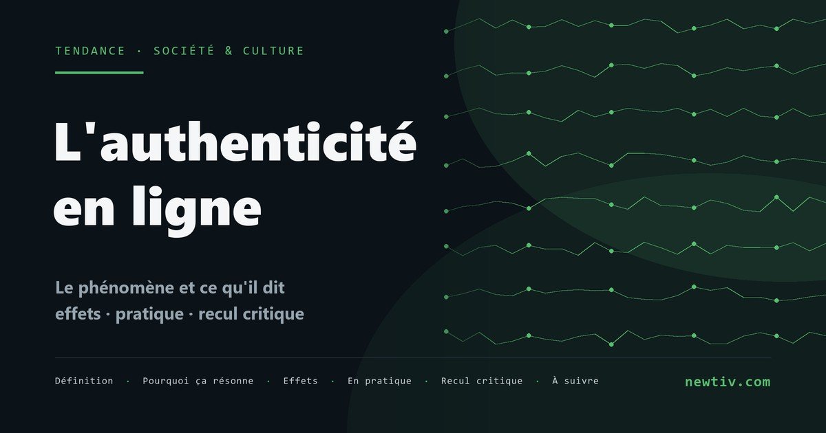 L'authenticité en ligne