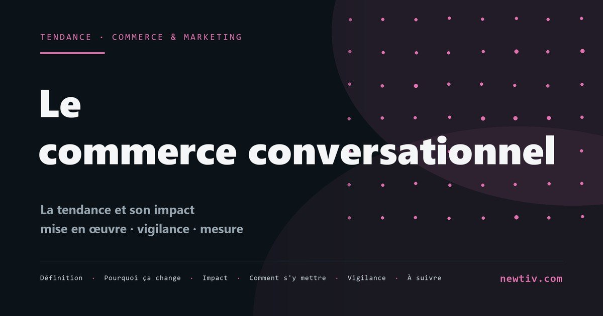Le commerce conversationnel
