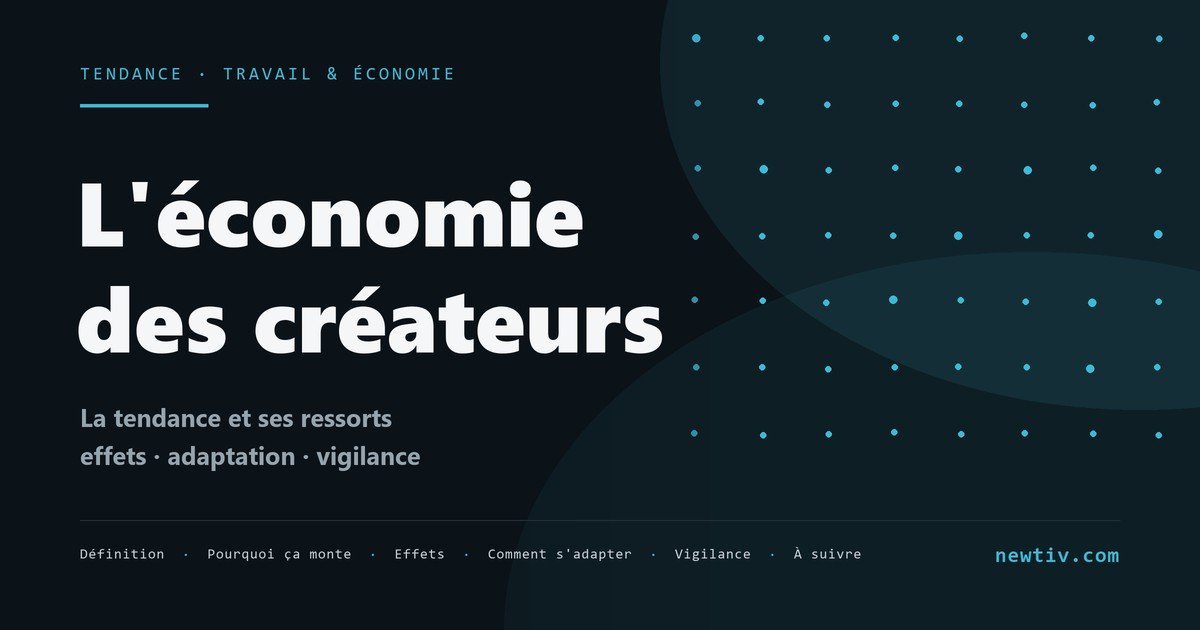 L'économie des créateurs
