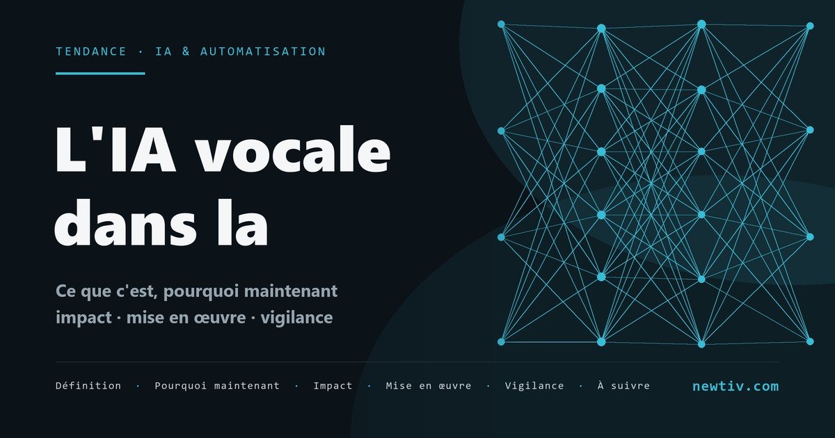 L'IA vocale dans la relation client