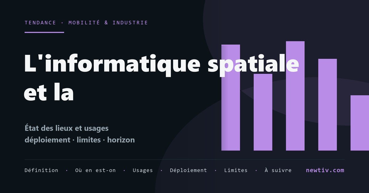 L'informatique spatiale et la réalité mixte