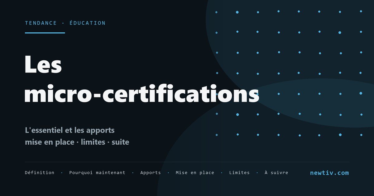 Les micro-certifications
