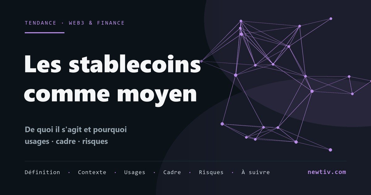 Les stablecoins comme moyen de paiement