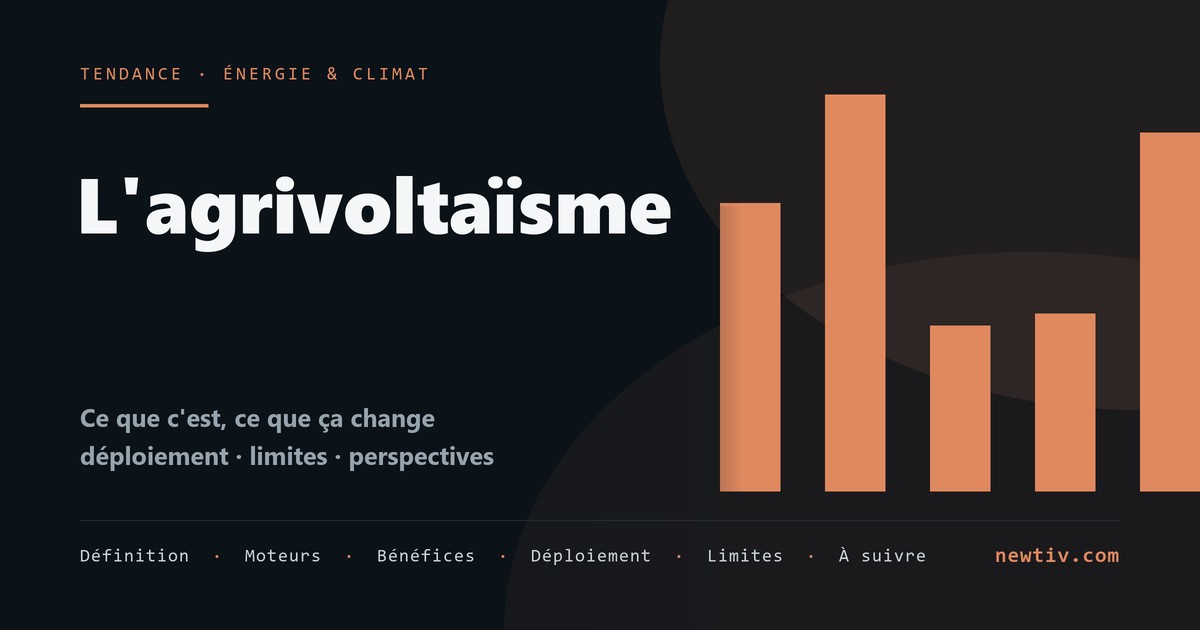 L'agrivoltaïsme