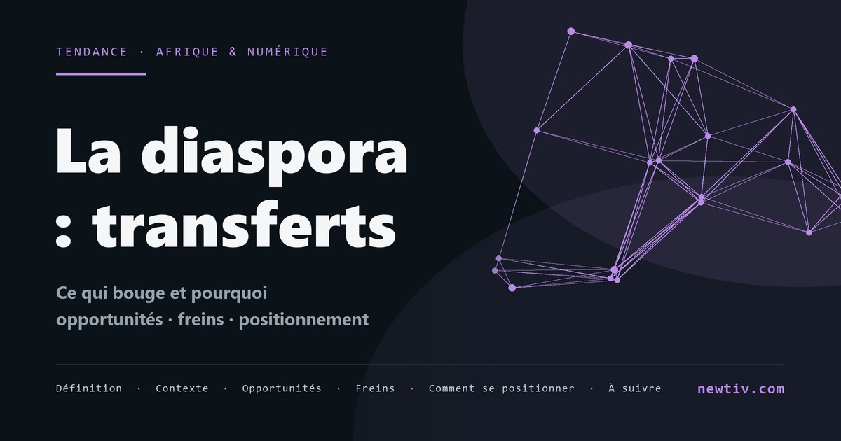 La diaspora : transferts et investissement