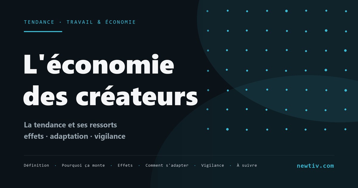 L'économie des créateurs