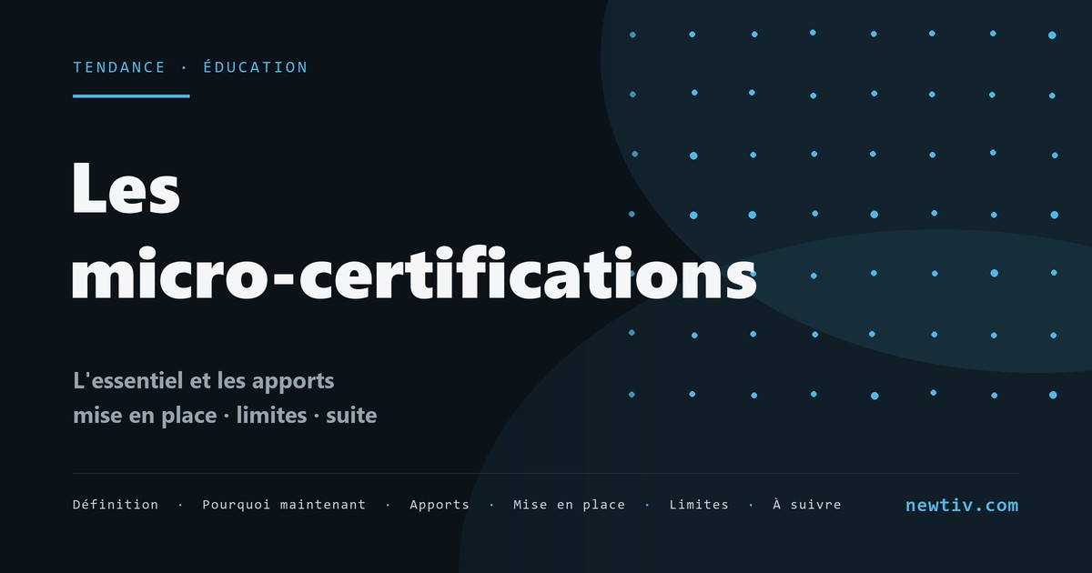 Les micro-certifications