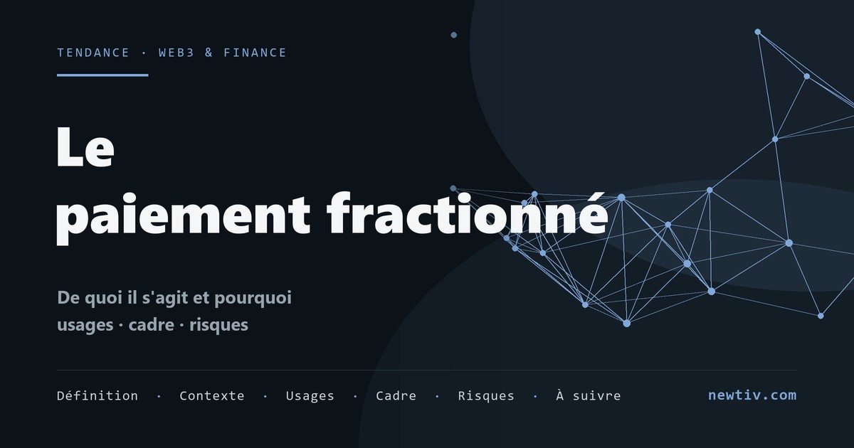 Le paiement fractionné