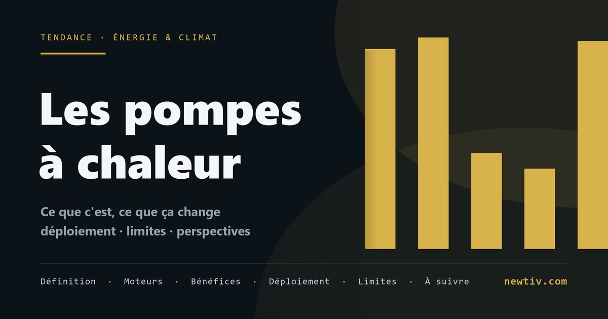 Les pompes à chaleur