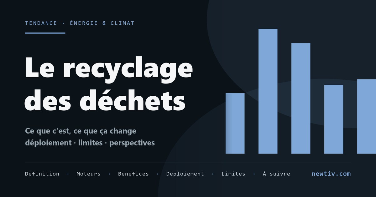 Le recyclage des déchets électroniques