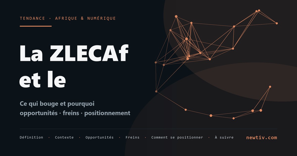 La ZLECAf et le commerce intra-africain